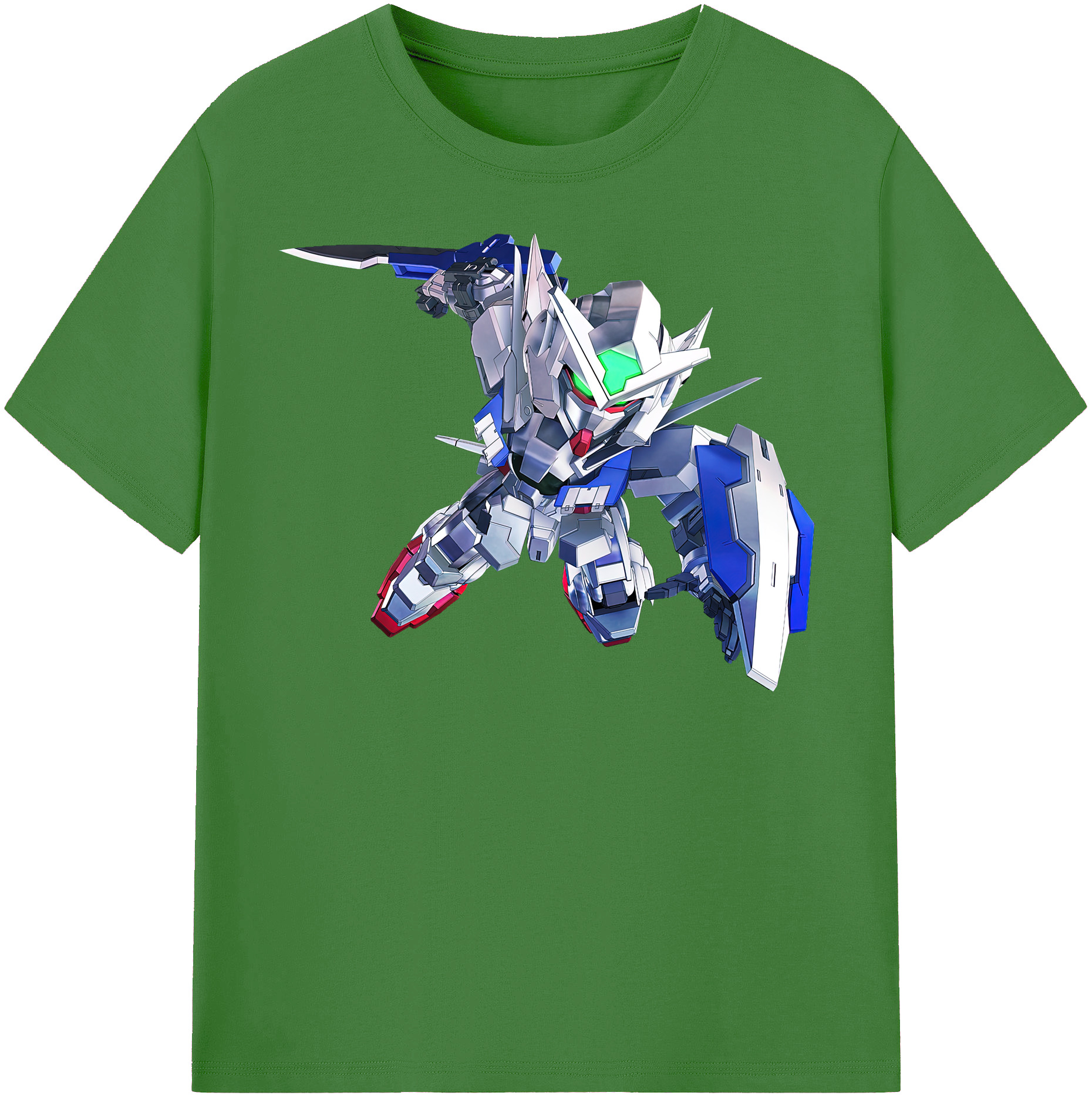 （画像用） 機動戦士ガンダム Mobile Suit Gundam レディースカジュアルプリントTシャツ（綿100％）